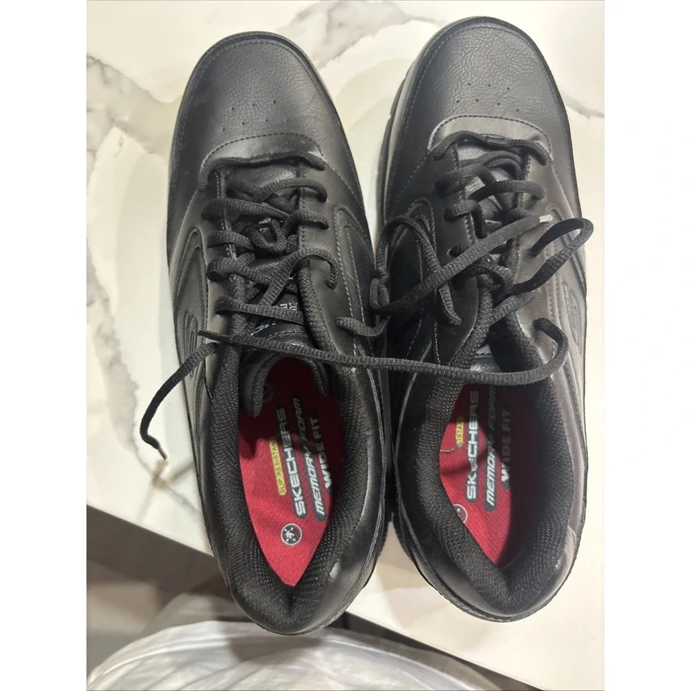 sketcher slip resistant work shoes Size 13 Wide Fit